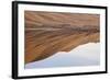 Desert reflection. Badain Jaran Desert, Inner Mongolia, China.-Ellen Anon-Framed Photographic Print