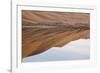 Desert reflection. Badain Jaran Desert, Inner Mongolia, China.-Ellen Anon-Framed Photographic Print