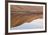 Desert reflection. Badain Jaran Desert, Inner Mongolia, China.-Ellen Anon-Framed Photographic Print