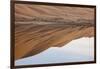 Desert reflection. Badain Jaran Desert, Inner Mongolia, China.-Ellen Anon-Framed Photographic Print