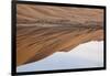 Desert reflection. Badain Jaran Desert, Inner Mongolia, China.-Ellen Anon-Framed Photographic Print