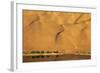 Desert reflection. Badain Jaran Desert, Inner Mongolia, China.-Ellen Anon-Framed Photographic Print