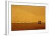 Desert reflection. Badain Jaran Desert, Inner Mongolia, China.-Ellen Anon-Framed Photographic Print