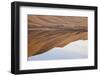 Desert reflection. Badain Jaran Desert, Inner Mongolia, China.-Ellen Anon-Framed Photographic Print