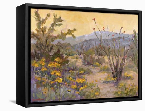 Desert Repose IV-Nanette Oleson-Framed Stretched Canvas