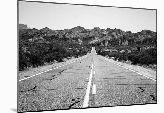 Desert Road in Arizona-null-Mounted Poster