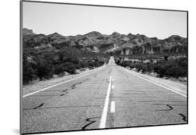 Desert Road in Arizona-null-Mounted Poster