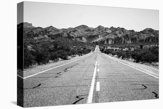 Desert Road in Arizona-null-Stretched Canvas