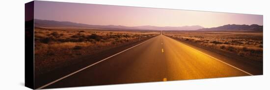 Desert Road, Nevada, USA-null-Stretched Canvas