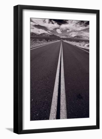 Desert Road Trip BW-Steve Gadomski-Framed Photographic Print