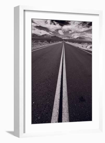 Desert Road Trip BW-Steve Gadomski-Framed Photographic Print