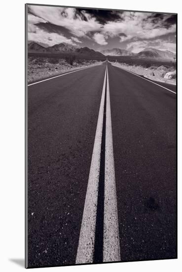 Desert Road Trip BW-Steve Gadomski-Mounted Photographic Print