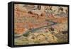 Desert Roads II-Lee Peterson-Framed Stretched Canvas