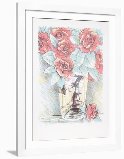 Desert Roses-Susan Hall-Framed Limited Edition