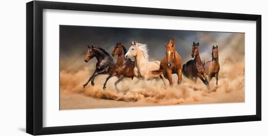 Desert Run-Svetlana-Framed Art Print