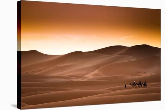 Desert Sahara Landscape-Andrzej Kubik-Stretched Canvas
