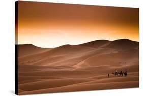 Desert Sahara Landscape-Andrzej Kubik-Stretched Canvas