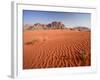 Desert Sands, Wadi Rum Desert and Jebel Qattar Mountain, Jordan-Michele Falzone-Framed Photographic Print