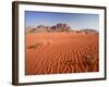 Desert Sands, Wadi Rum Desert and Jebel Qattar Mountain, Jordan-Michele Falzone-Framed Photographic Print