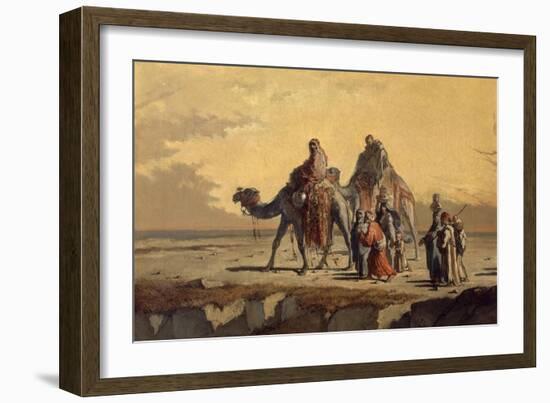 Desert Scene, C. 1863-Francisco Lameyer-Framed Giclee Print