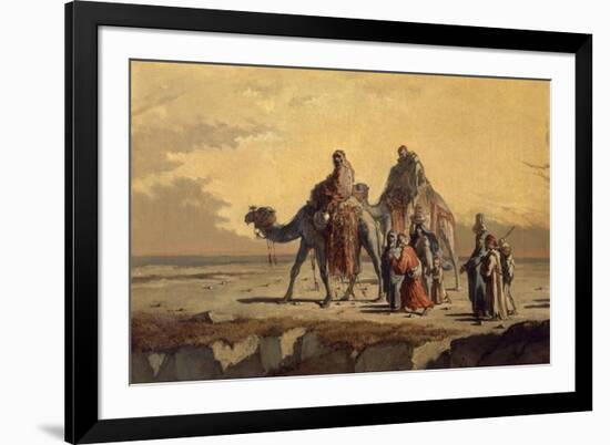 Desert Scene, C. 1863-Francisco Lameyer-Framed Giclee Print