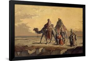 Desert Scene, C. 1863-Francisco Lameyer-Framed Giclee Print