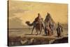 Desert Scene, C. 1863-Francisco Lameyer-Stretched Canvas