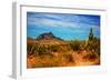 Desert Scene in Scottsdale, AZ-null-Framed Photo