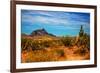 Desert Scene in Scottsdale, AZ-null-Framed Photo