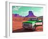 Desert Scene with Classic Truck in America-Salvatore Elia-Framed Photographic Print