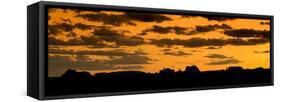 Desert Sky Panorama-Steve Gadomski-Framed Stretched Canvas