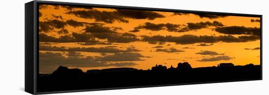 Desert Sky Panorama-Steve Gadomski-Framed Stretched Canvas