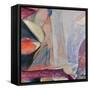 Desert study F    painterly, desert palate-Robbin Rawlings-Framed Stretched Canvas