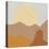 Desert Sun I-Moira Hershey-Stretched Canvas