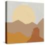 Desert Sun I-Moira Hershey-Stretched Canvas