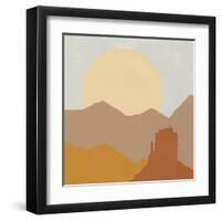 Desert Sun I-Moira Hershey-Framed Art Print