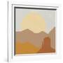 Desert Sun I-Moira Hershey-Framed Art Print