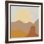 Desert Sun I-Moira Hershey-Framed Art Print