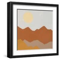 Desert Sun II-Moira Hershey-Framed Art Print