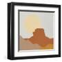 Desert Sun III-Moira Hershey-Framed Art Print