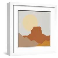 Desert Sun III-Moira Hershey-Framed Art Print