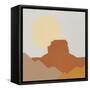 Desert Sun III-Moira Hershey-Framed Stretched Canvas