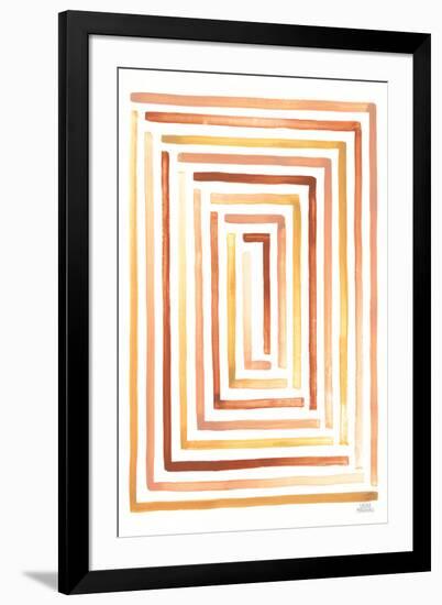 Desert Sunset II SP-Laura Marshall-Framed Art Print