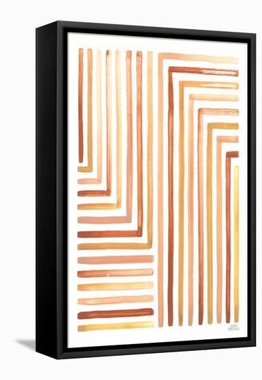 Desert Sunset III SP-Laura Marshall-Framed Stretched Canvas