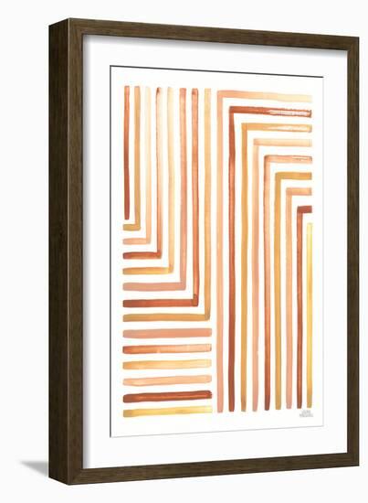 Desert Sunset III SP-Laura Marshall-Framed Art Print