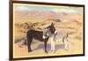 Desert Sweethearts, Nuzzling Burros-null-Framed Art Print