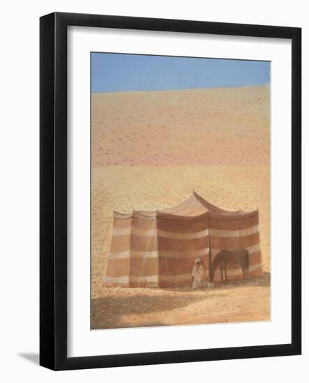 Desert Tent Rajasthan-Lincoln Seligman-Framed Giclee Print