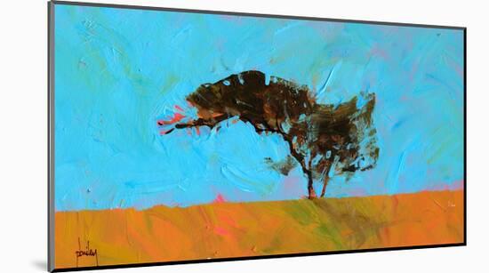 Desert Tree-Paul Bailey-Mounted Premium Giclee Print