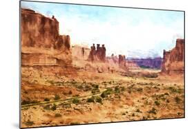 Desert Trip-Philippe Hugonnard-Mounted Giclee Print