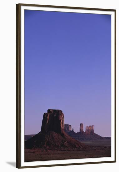 Desert Valley at Dusk-DLILLC-Framed Premium Photographic Print